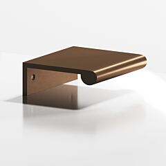 Colonial Bronze 700 Series 1-1/2" (38mm) Hole Centers, 2" Length, Matte Oil Rubbed Bronze Edge Cabinet Drawer Pull / Handle