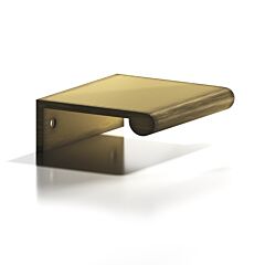 Colonial Bronze 700 Series 3" (76mm) Hole Centers, 4" Length, Matte Antique Brass Edge Cabinet Drawer Pull / Handle