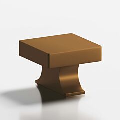 Colonial Bronze 735 Series 1-1/2" (38mm) Length, Kitchen Cabinet Drawer Knob in Matte Light Statuary Bronze