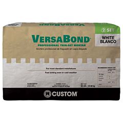 Custom VersaBond Thin Set in White -50 lb. Bag