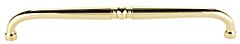 Alno Traditional Collection 18" (457mm) Center to Center Appliance Pull, 19" (482.5mm) Length in Unlacquered Brass Finish