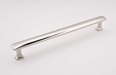 Alno Cloud 12" (305mm) Hole Centers, 13-1/2" (343mm) Overall Length Appliance / Cabinet Hardware Pull, Polished Nickel