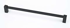 Alno Contemporary II 12" (305mm) Hole Centers, 12-5/8" (320mm) Overall Length Appliance Pull, Matte Black