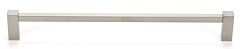 Alno Contemporary II 12" (305mm) Hole Centers, 12-5/8" (320mm) Overall Length Appliance Pull, Satin Nickel