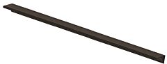 Alno Tab Collection 18" (457mm) Center to Center Modern Style Appliance Pull 18-1/2" (470mm) Length in Bronze Finish