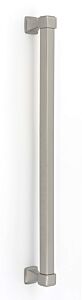 Alno Cube 18" (457mm) Center to Center, 19" (482.5mm) Overall Length Cabinet Hardware Pull / Handle, Satin Nickel