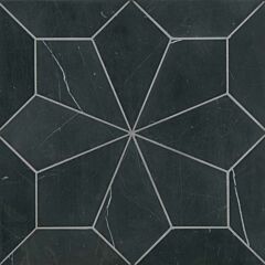 Honed Marble Mosaic Tile in Nero