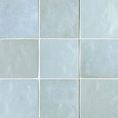 5" X 5" Ceramic Tile in Baby Blue