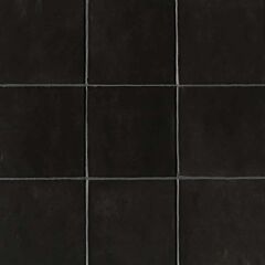 5" X 5" Ceramic Tile in Black