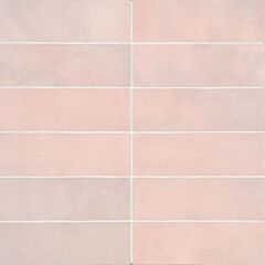 2.5" x 8" Ceramic Tile in Pink