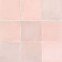 5" X 5" Ceramic Tile in Pink