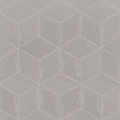 4" x 6-5/8" Rhombus Ceramic Wall Tile in Fiore