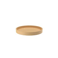Banded Wood Full Circle Lazy Susan Shelf Only, 18 in