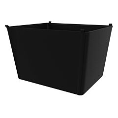 Black Closet Basket Liner, 24 X 20 X 18 in