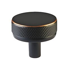 Emtek Select Knurled Conical Knob in Oil Rubbed Bronze, 1-1/4" (32mm) Diameter Cabinet Hardware Knob