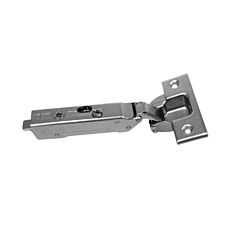 Grass Tiomos 120° Opening Hinge, 45mm Bore Pattern, Screw-On, Soft-Closing, Full Overlay, Nickel-Plated