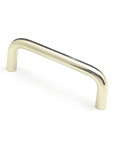 Zurich 3-1/2" (89mm) Center to Center, 3-13/16" (97mm) Overall Length Brass (Br) Cabinet Handle / Pull, Berenson Hardware