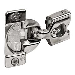 Grass 02809A-15 TEC 864 Hinge, Wrap Mount 108 Degree, 7/16" Overlay, Press In Soft Close, 42mm Screw Hole Distance