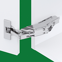 Grass Tiomos 160° Opening Angle, 42mm Bore Pattern, Dowelled Soft-Closing, Cabinet Hinge, Nickel-Plated