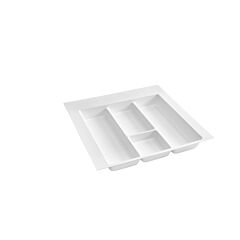 Rev-A-shelf Extra Large White Polymer Utility Tray, 21 7/8"(556mm) x 21 1/4"(540mm) x 2 3/8"(60mm)