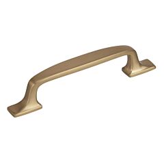 Highland Ridge 3-3/4 in (96 mm) Center-to-Center Golden Champagne Cabinet Pull