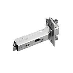 Grass Tiomos 95° Opening Nickel-Plate Dowelled Self-Closing Thick Door Cabinet Hinge, 42mm Bore Pattern