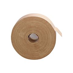 3" x 450' Gummed Heavy Duty Fiber Reinforced Paper Water Activated Sealing Carton Box Brown Kraft Packaging Machine Shipping Tape (Tape)