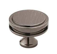 Oberon 1-3/4 in (44 mm) Diameter Gunmetal Cabinet Knob