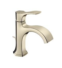 Hansgrohe Locarno 1.2GPM Single-Hole Faucet 110 with Pop-Up Drain, Polished Nickel