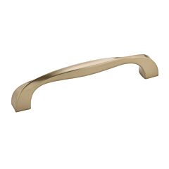 Twist Style 5-1/32 Inch (128mm) Center to Center, Overall Length 5-11/16 inch Elusive Golden Nickel Kitchen Cabinet Pull/Handle