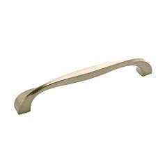 Twist Style 6-5/16 inch (160mm) Center to Center, Overall Length 6-15/16 Inch Elusive Golden Nickel Kitchen Cabinet Pull/Handle