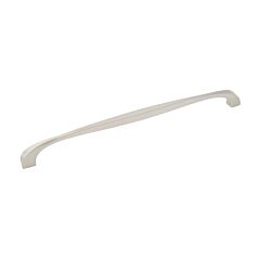 Twist Style 12 Inch (305mm) Center to Center, Overall Length 12-11/16 Inch Satin Nickel Kitchen Cabinet Pull/Handle