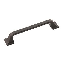 Forge Style 5-1/32 Inch (128mm) Center to Center, Overall Length 6.3125 inch Vintage Brozne Kitchen Cabinet Pull/Handle