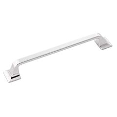 Forge Style 6-5/16 Inch (160mm) Center to Center, Overall Length 7-5/8 inch Chrome Kitchen Cabinet Pull/Handle
