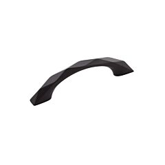 Hickory Hardware Karat Collection 3" (76mm) Center to Center Arch Cabinet Pull in Matte Black