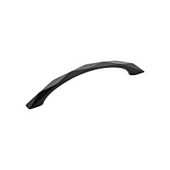 Hickory Hardware Karat Collection 5-1/16" (128mm) Center to Center Arch Cabinet Pull in Matte Black