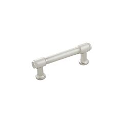 Piper 3 Inch (76mm) Center to Center, 1-5/8 Inch Overall Length Satin Nickel Cabinet Hardware Pull/Handle