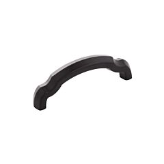 Hickory Hardware Veranda Collection 3" (76mm) Center to Center Arch Cabinet Pull in Matte Black