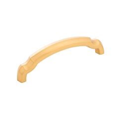 Hickory Hardware Veranda Collection 3-3/4" (96mm) Center to Center Arch Cabinet Pull in Brushed Golden Brass