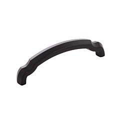 Hickory Hardware Veranda Collection 3-3/4" (96mm) Center to Center Arch Cabinet Pull in Matte Black