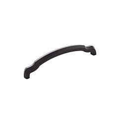Hickory Hardware Veranda Collection 5-1/16" (128mm) Center to Center Arch Cabinet Pull in Matte Black