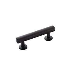 Hickory Hardware Woodward Collection 3" (76mm) Center to Center Bar Cabinet Pull in Matte Black