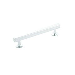 Hickory Hardware Woodward Collection 5-1/16" (128mm) Center to Center Bar Cabinet Pull in Chrome