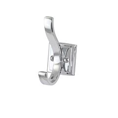 Dover 1-7/16 Inch (37mm) Double Hook, Chrome