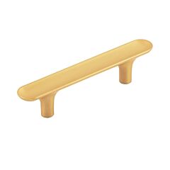 Hickory Hardware Maven Collection 3" (76mm) Center to Center Cabinet Pull in Brushed Golden Brass