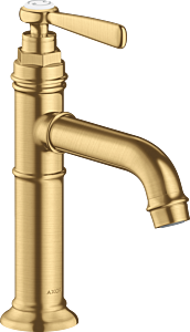 Hansgrohe AXOR Montreux Single-Hole Faucet 100, 1.2 GPM in Brushed Gold Optic