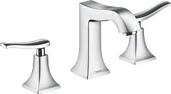 Hansgrohe Metris C Widespread Faucet 100 with Pop-Up Drain 1.2 GPM, Chrome
