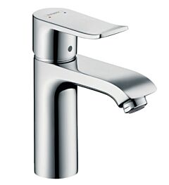 Hansgrohe Metris 1.2 GPM Single-Hole Faucet 110 with Pop-Up Drain, Chrome
