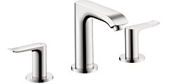 Hansgrohe Metris 1.2 GPM Widespread Faucet 100 with Pop-Up Drain, Chrome