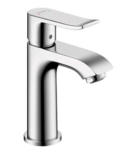 Hansgrohe Metris 1.2 GPM Single-Hole Faucet 100 with Pop-Up Drain, Chrome